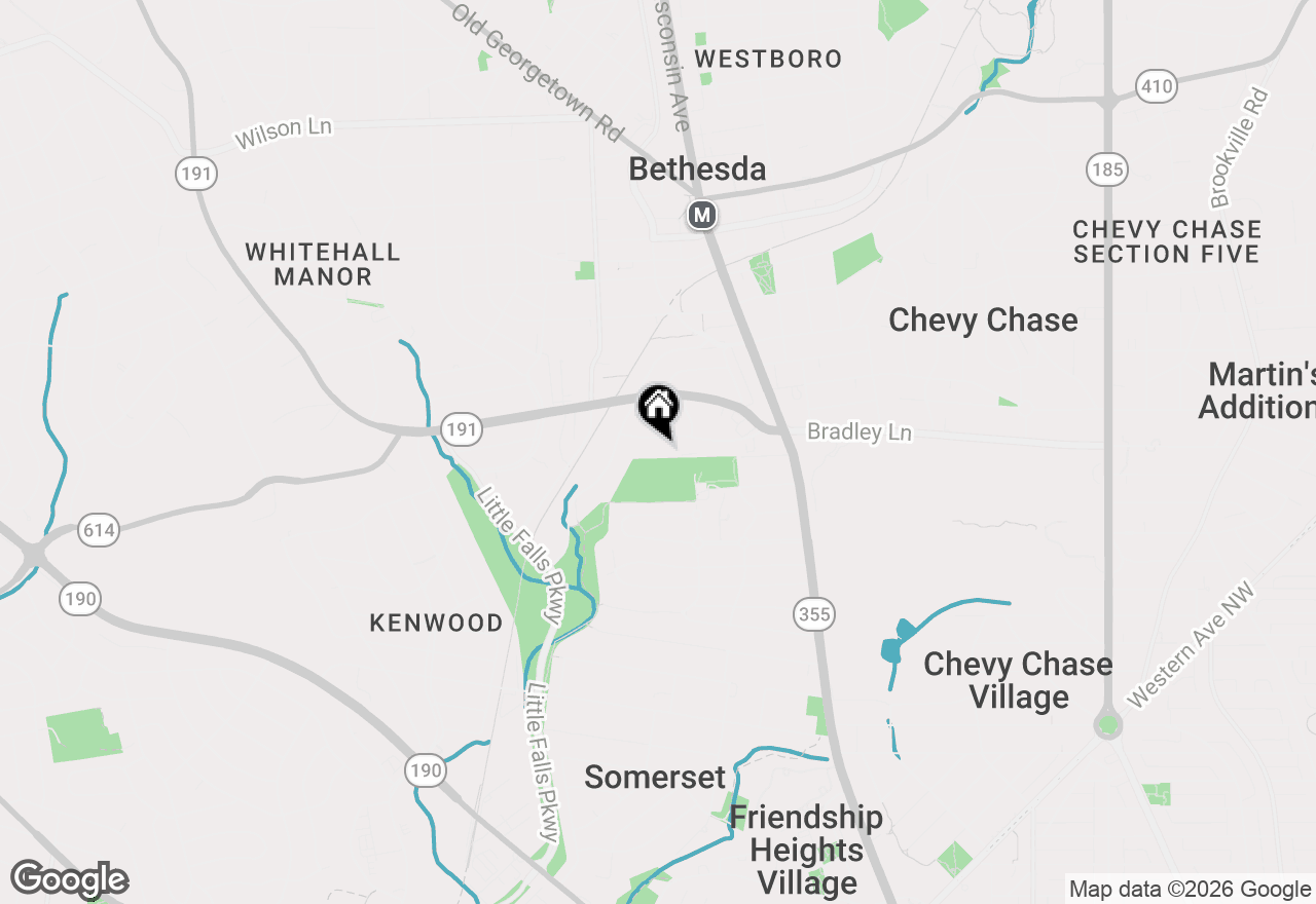 Map of 4822 Chevy Chase Drive #103, Chevy Chase, MD 20815