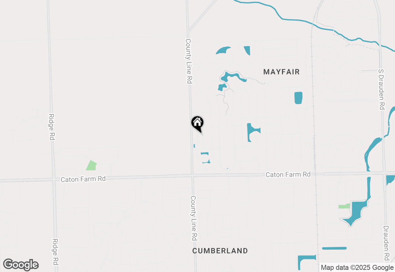 Map of 2614 Canyon Drive, Plainfield, IL 60586