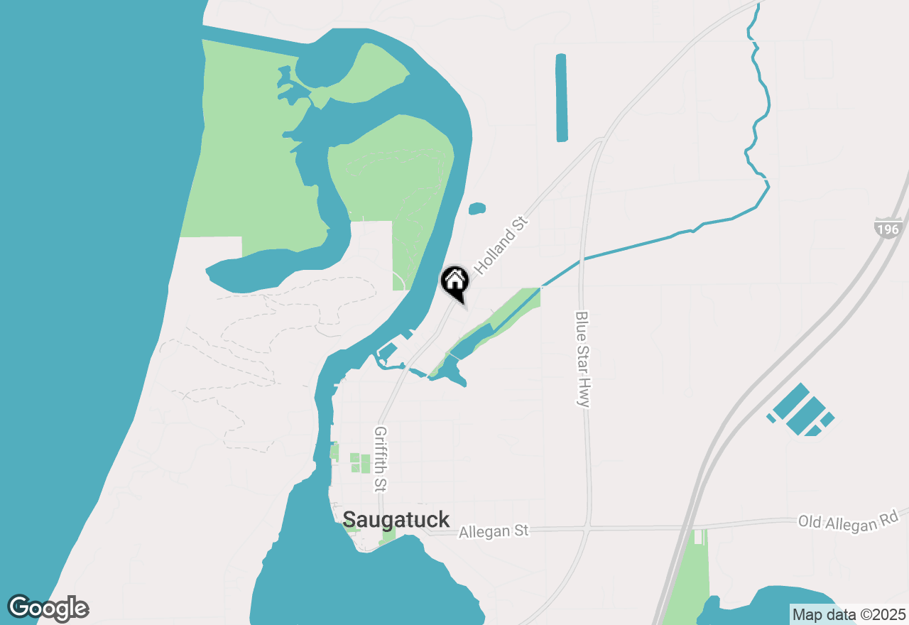 Map of 1021 Holland Street, Saugatuck, MI 49453