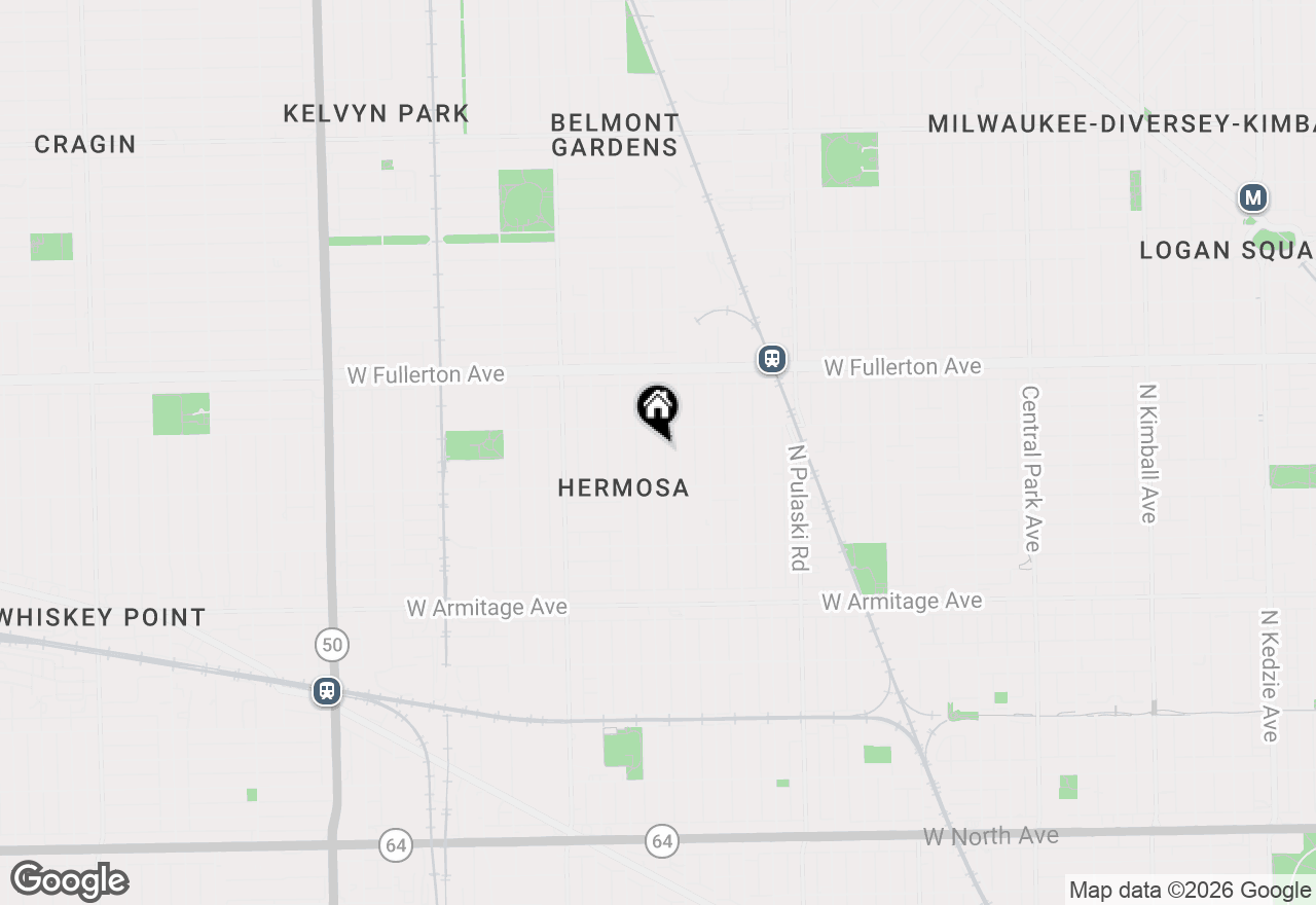 Map of 2235 N Tripp Avenue, Chicago, IL 60639
