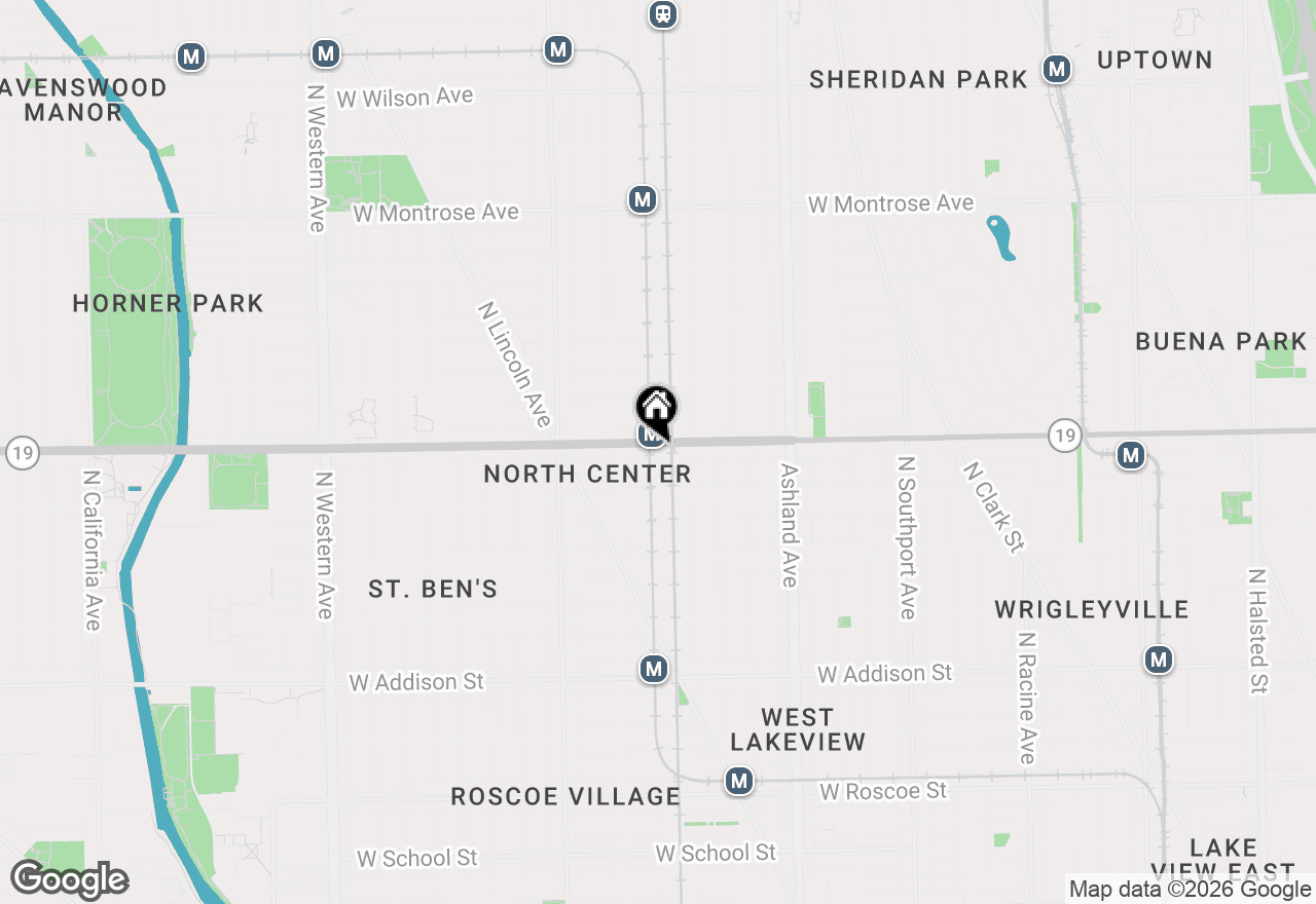 Map of 3946 N Ravenswood Avenue #411, Chicago, IL 60613