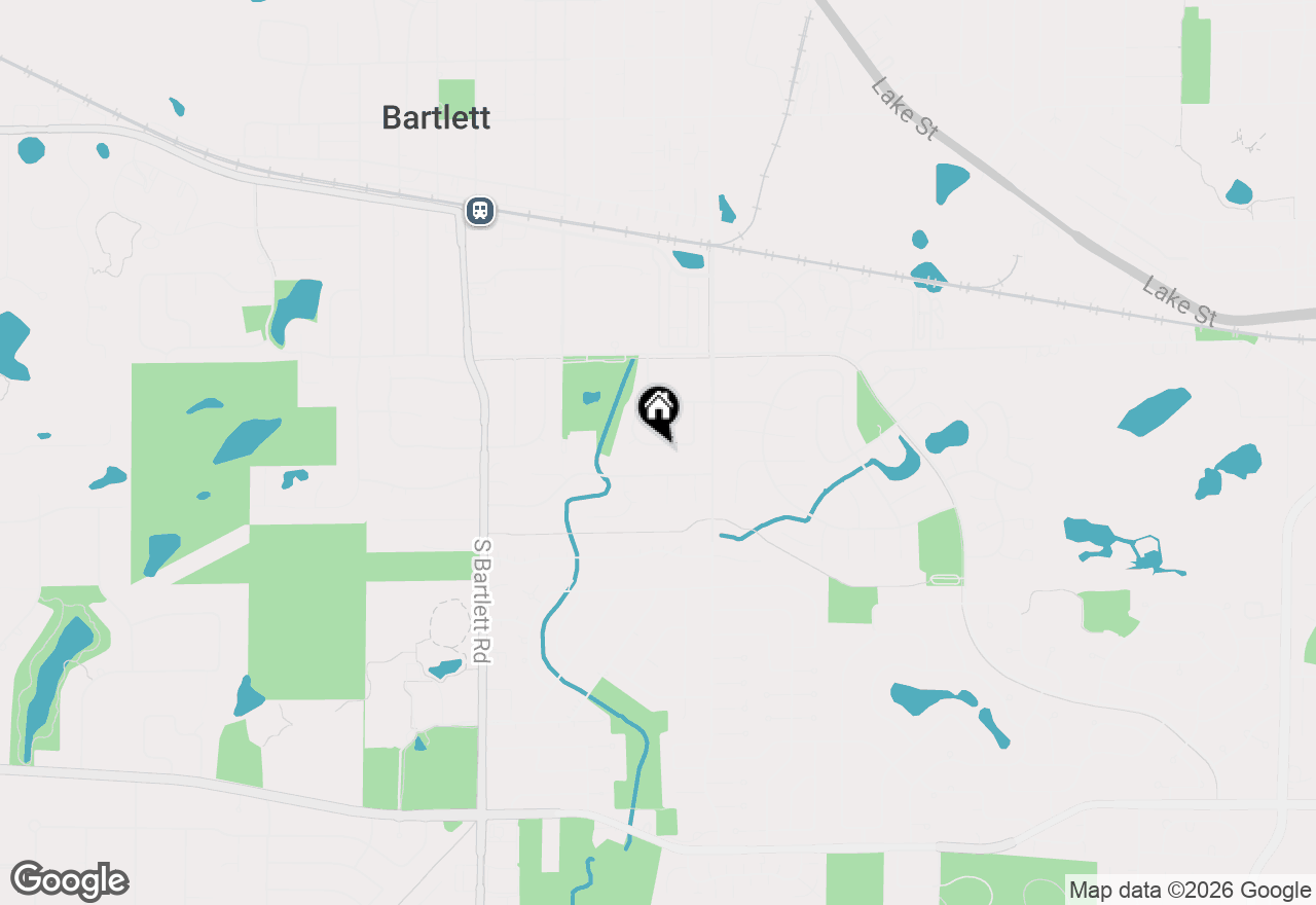 Map of 213 John Drive, Bartlett, IL 60103