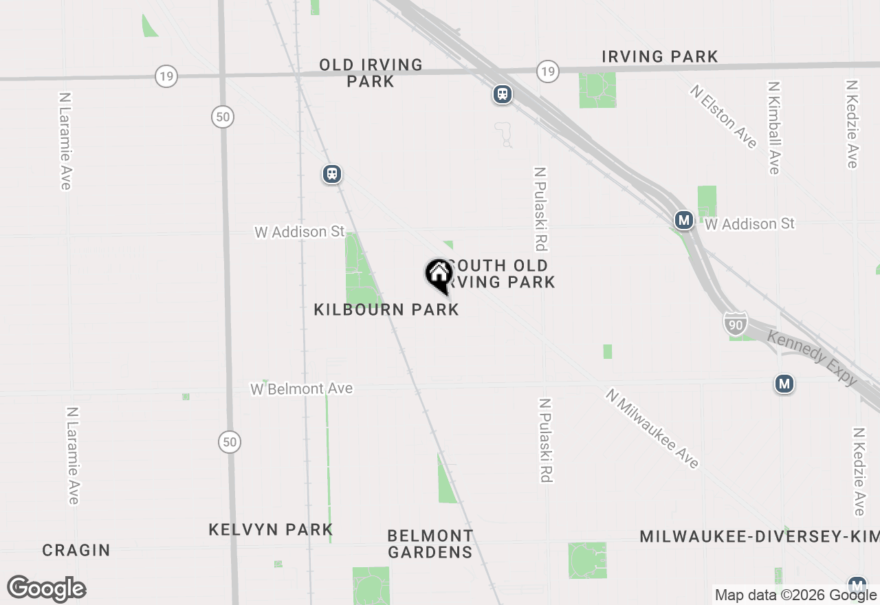 Map of (Address confidential), Chicago, Illinois 60641