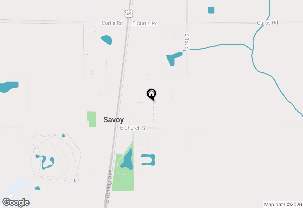 Map of 400 Dropseed Drive, Savoy, IL 61874