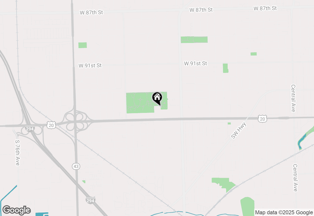 Map of 6530 W 94th Place #2A, Oak Lawn, IL 60453