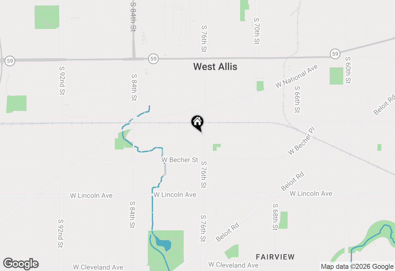 Map of 1956 S 77th St, West Allis, WI 53219