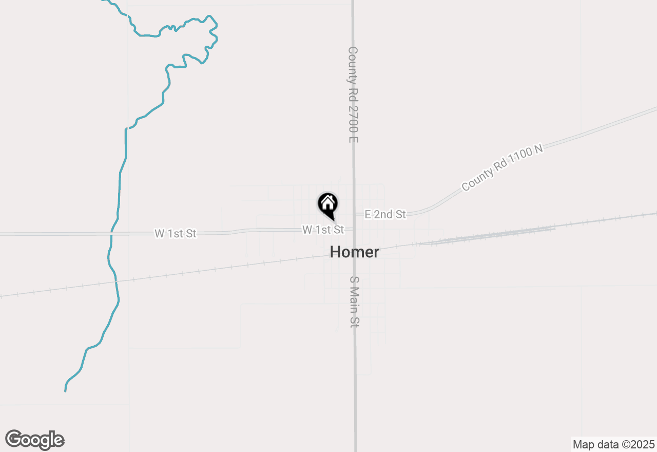 Map of 101 N Ellen Street, Homer, IL 61849
