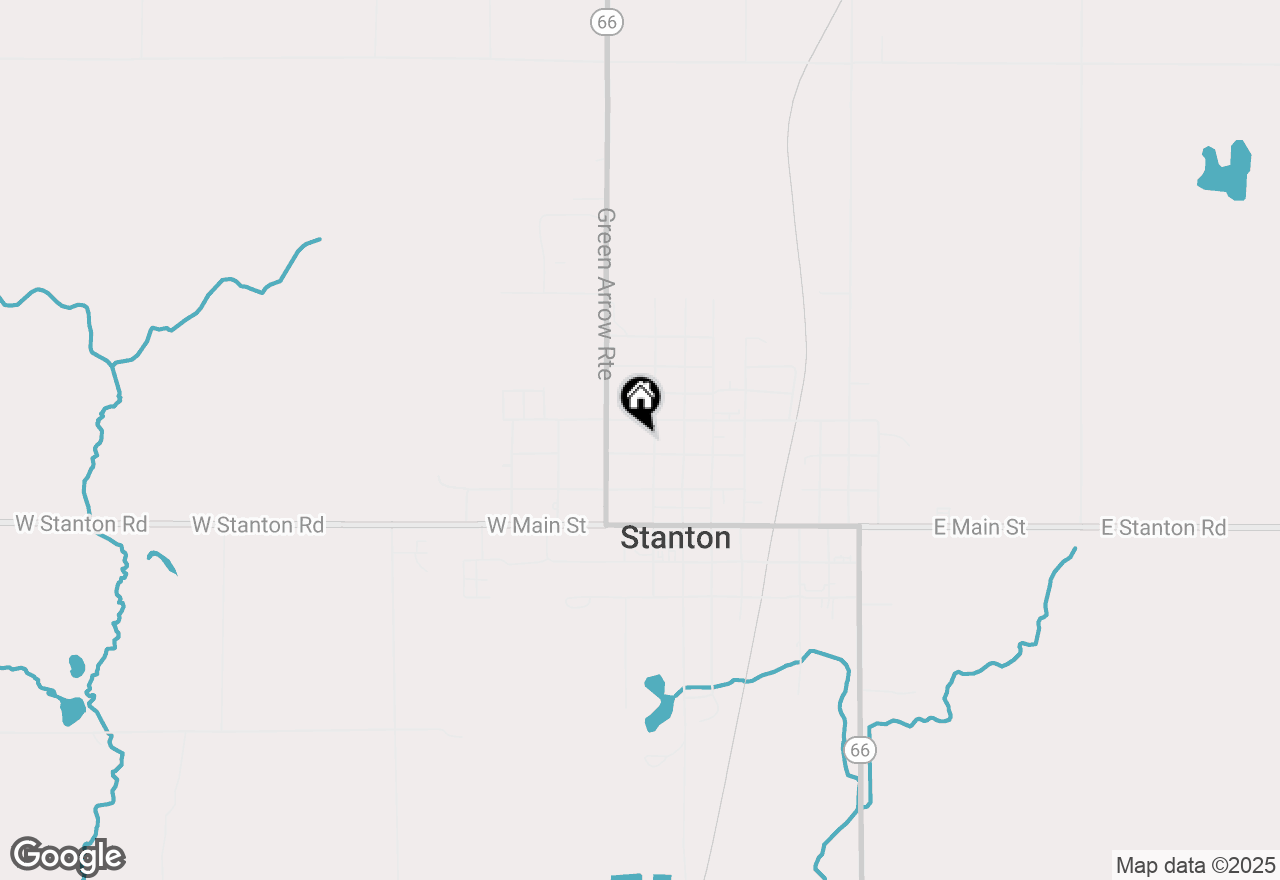 Map of 307 N Court Street, Stanton, MI 48888