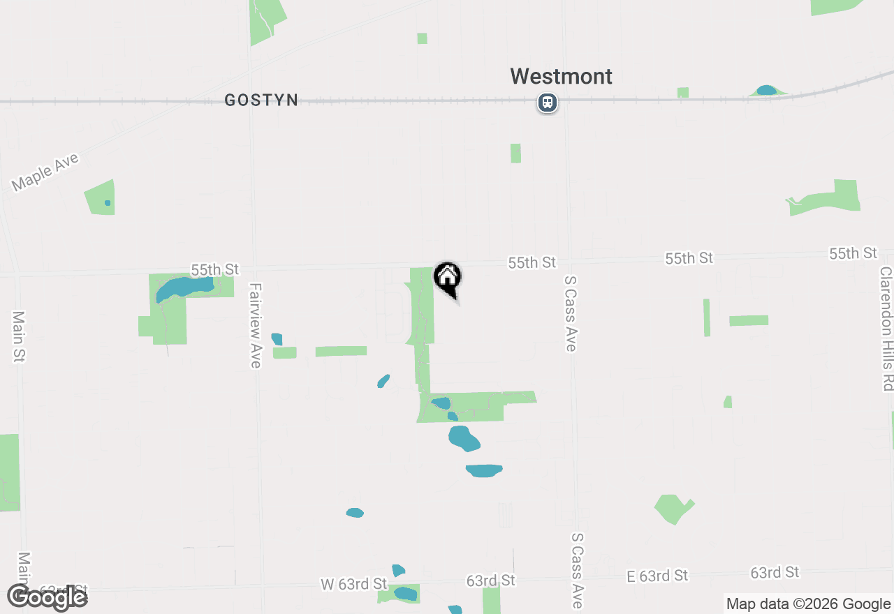 Map of 453 S Park Street, Westmont, IL 60559