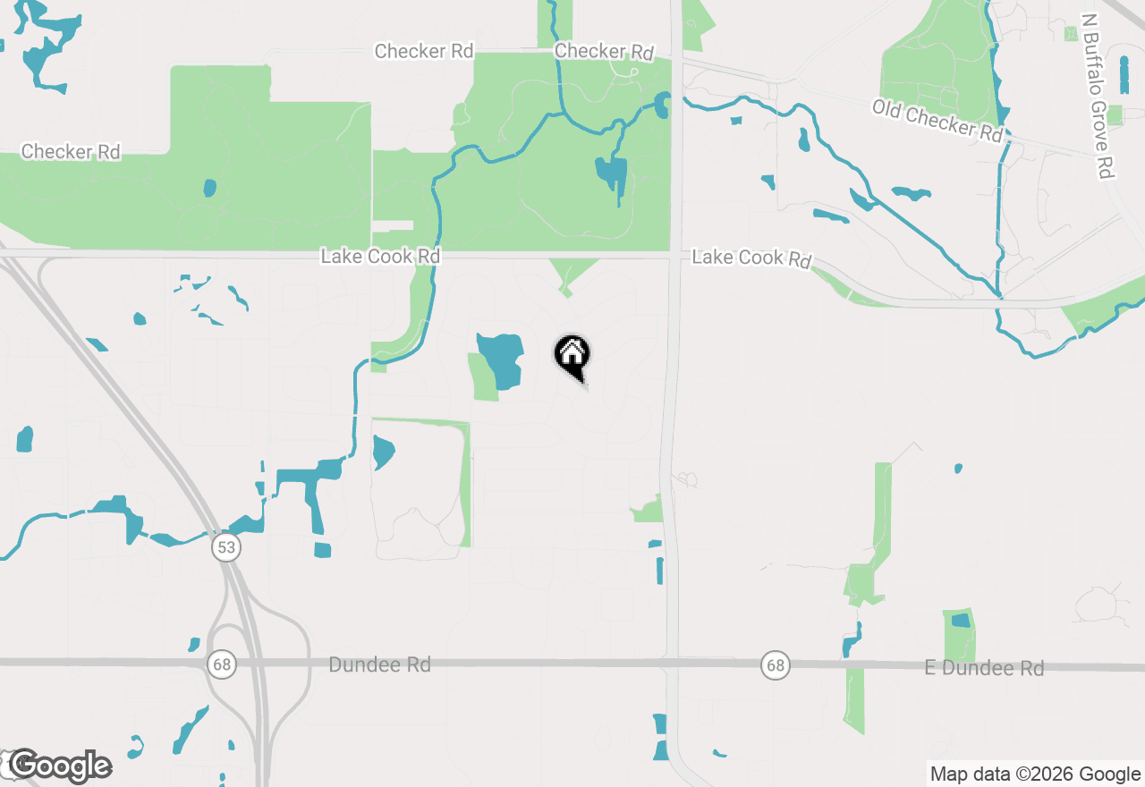 Map of 4008 N Walnut Avenue, Arlington Heights, IL 60004