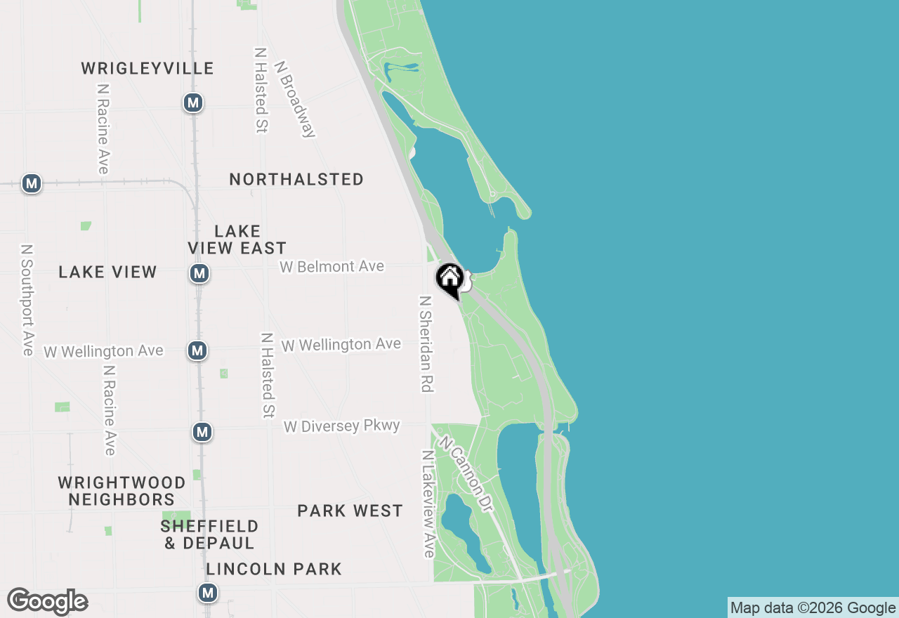 Map of 3100 N Lake Shore Drive #1813, Chicago, IL 60657
