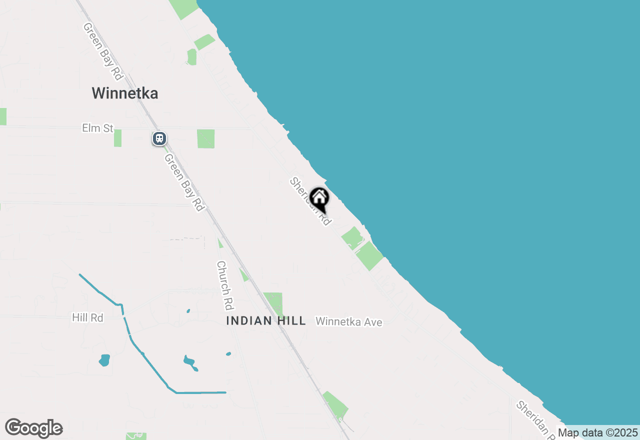 Map of 334 Sheridan Road, Winnetka, IL 60093