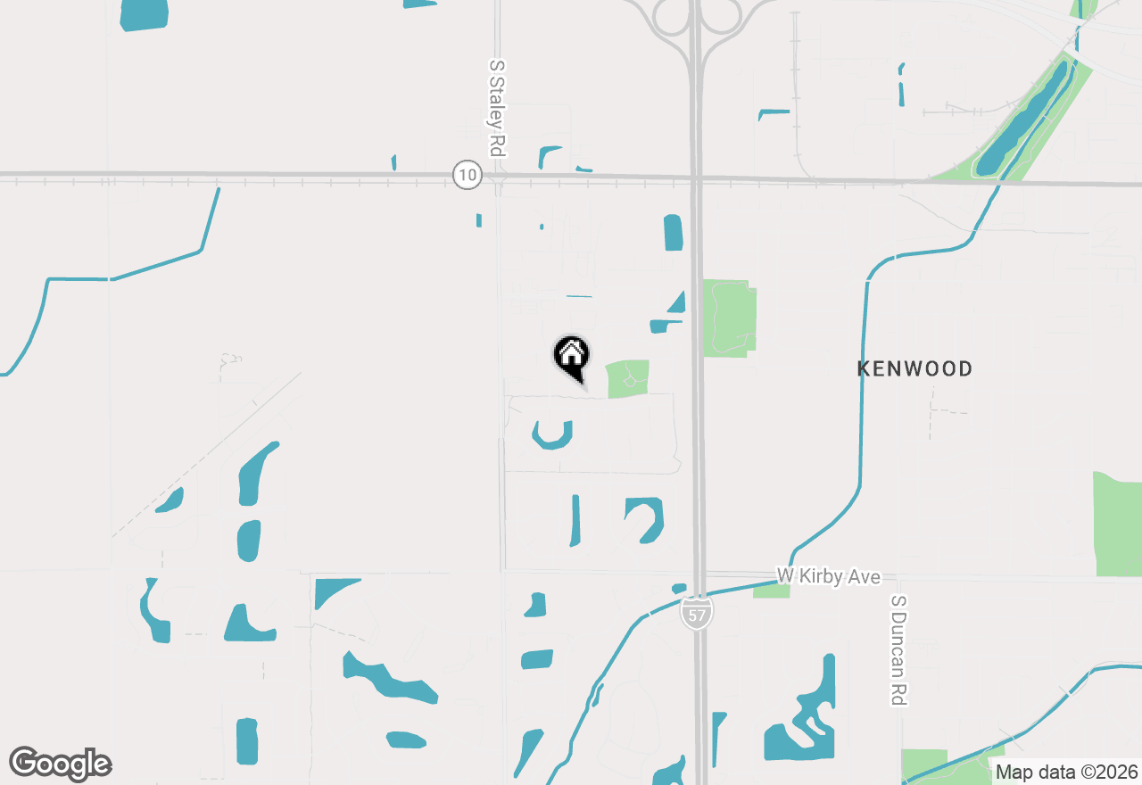 Map of 4007 Aberdeen Drive, Champaign, IL 61822