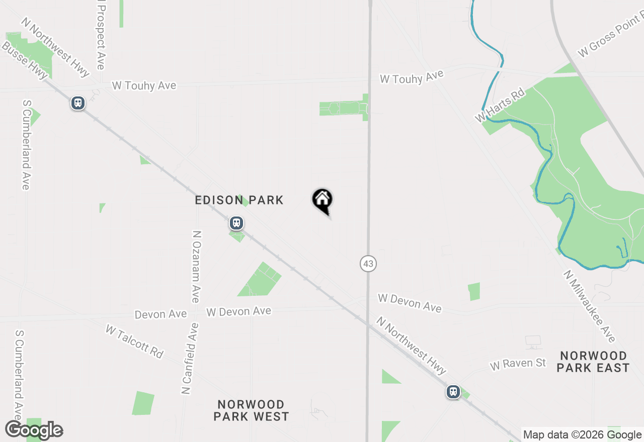 Map of 6700 N Odell Avenue, Chicago, IL 60631