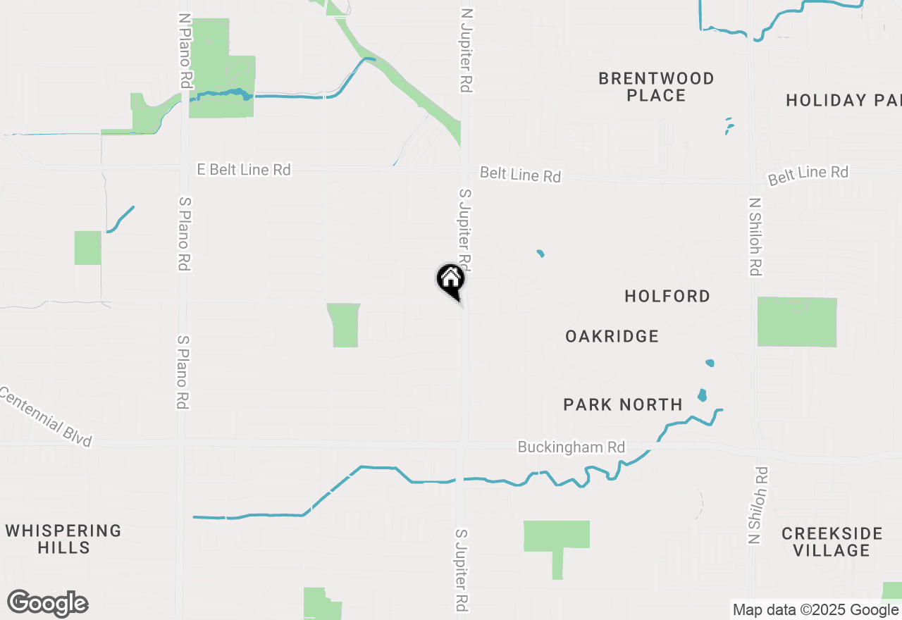 Map of 2037 Village Green, Richardson, TX 75081