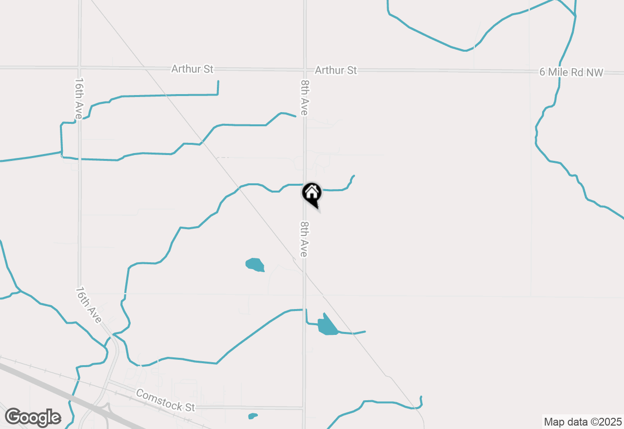 Map of 15486 8th Avenue, Marne, MI 49435