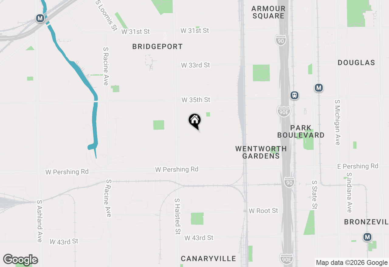 Map of 3659 S Union Avenue, Chicago, IL 60609