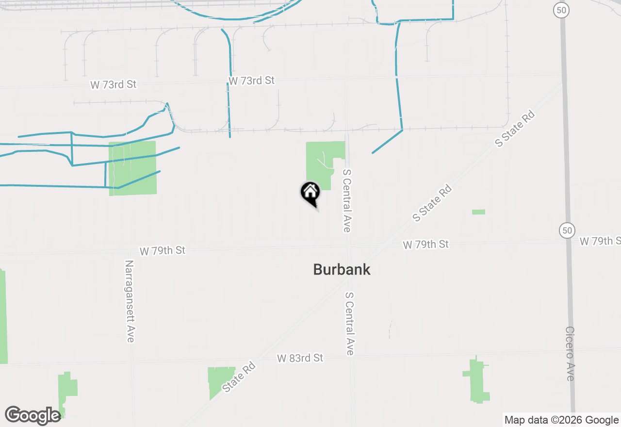 Map of 7751 Massasoit, Burbank, IL 60459