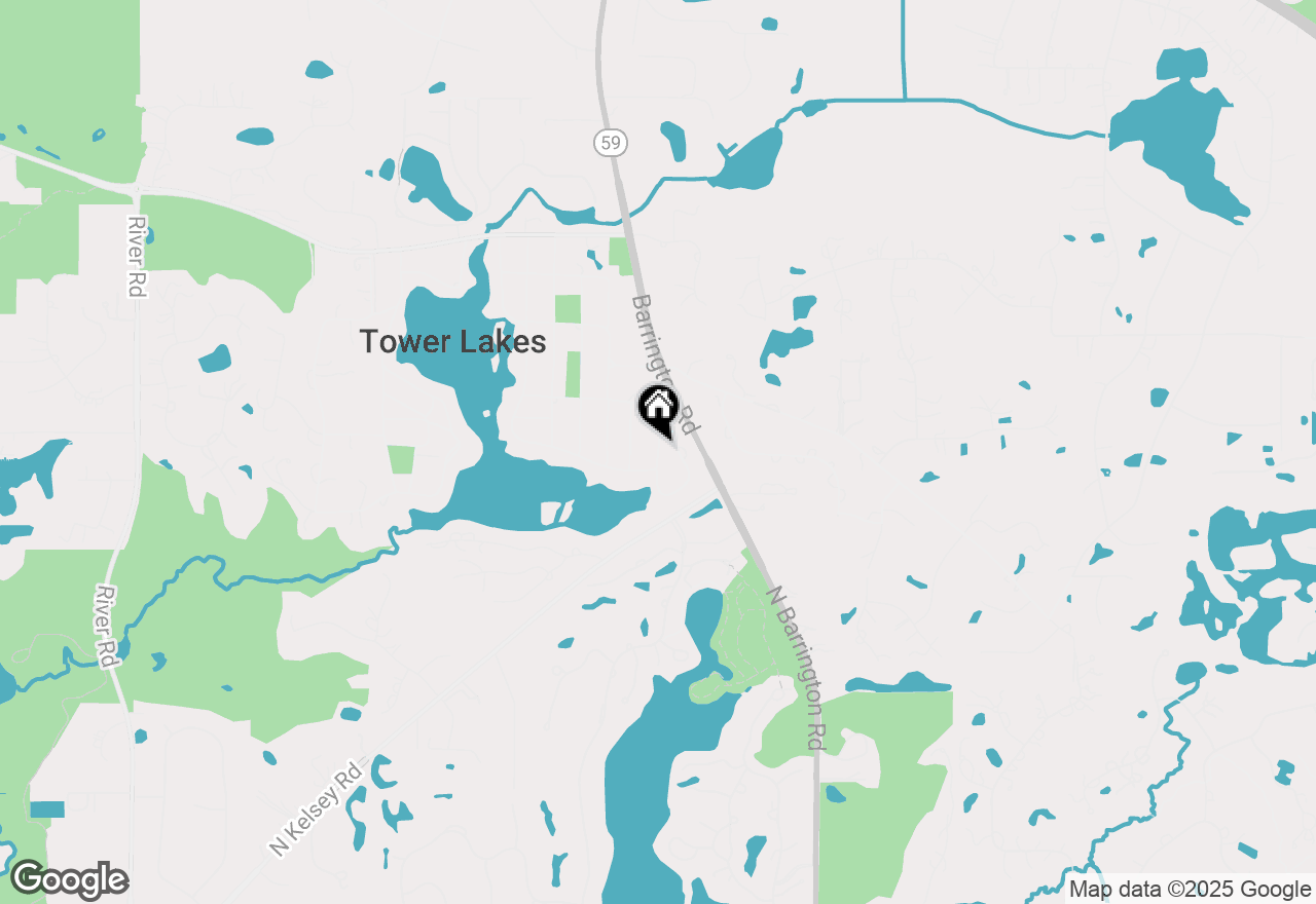 Map of 420 N East Gateway Drive, Tower Lakes, IL 60010