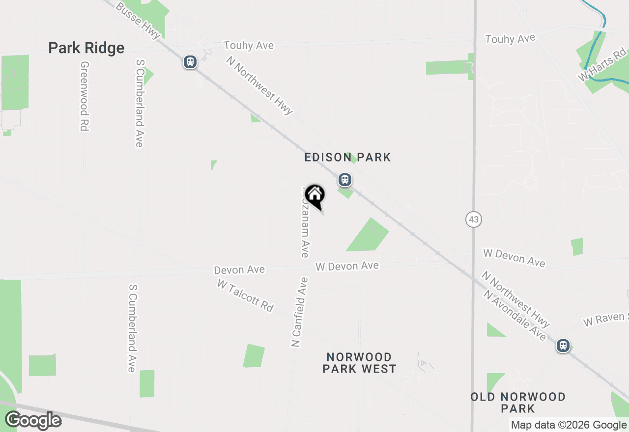 Map of 6544 N Oshkosh Avenue, Chicago, IL 60631