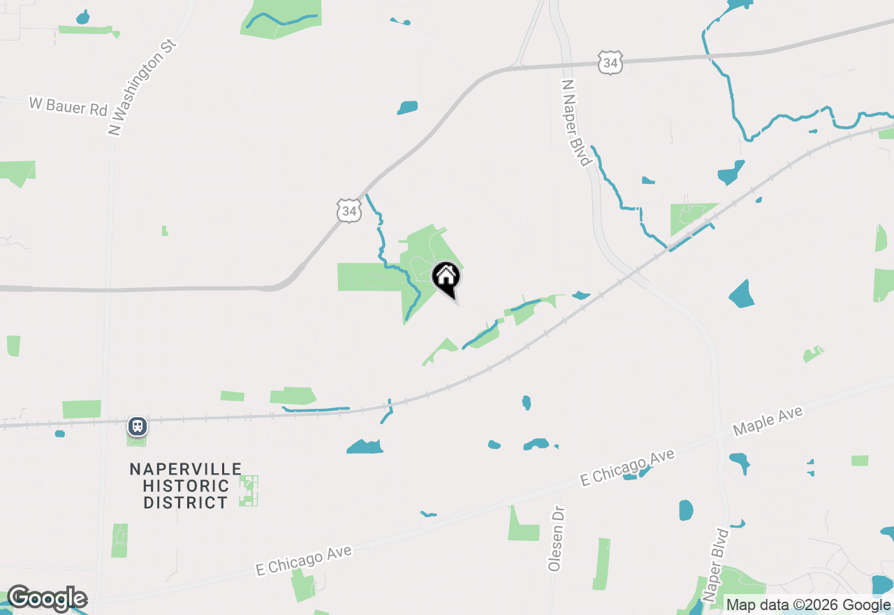 Map of (Address confidential), Naperville, Illinois 60563
