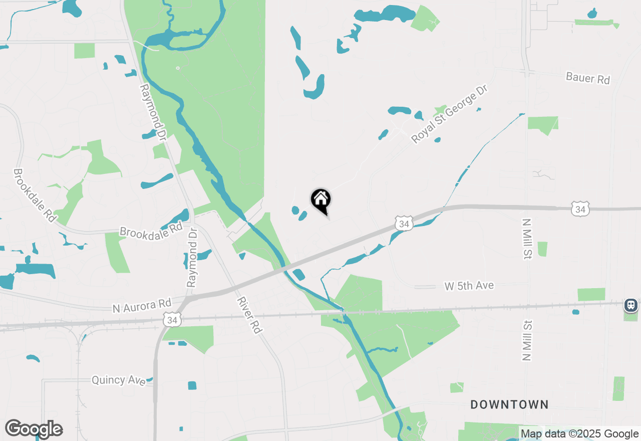 Map of 1116 Summit Hills Lane, Naperville, IL 60563