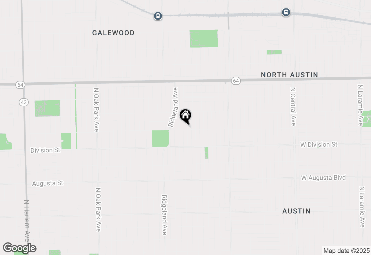 Map of 1003 Mapleton Avenue, Oak Park, IL 60302