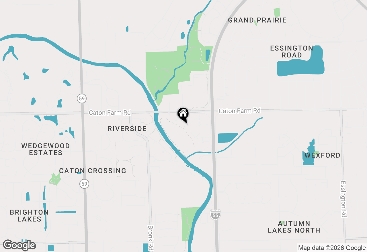 Map of 4142 Rivertowne Drive, Plainfield, IL 60586