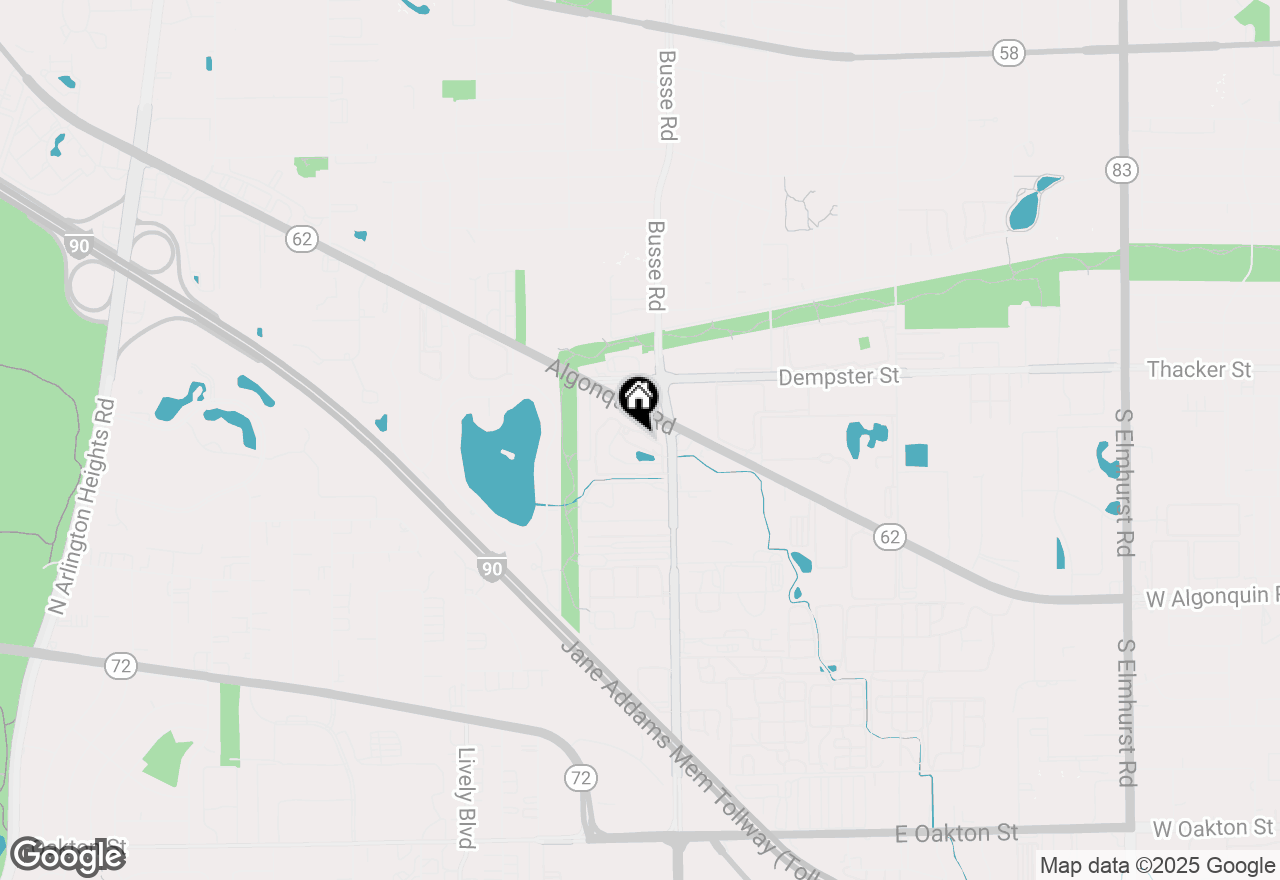 Map of 1717 W Crystal Lane #310, Mount Prospect, IL 60056