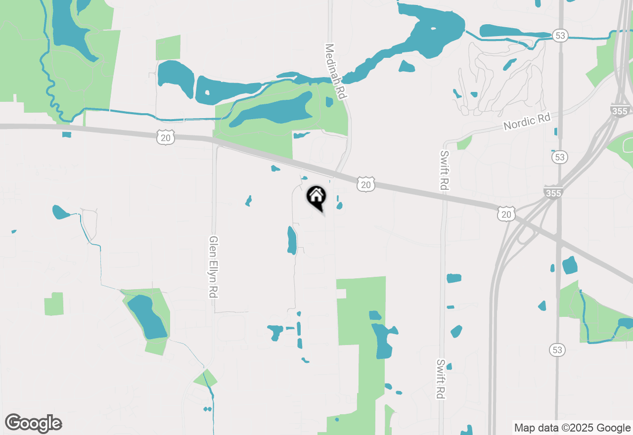 Map of 165 Huron Drive, Bloomingdale, IL 60108