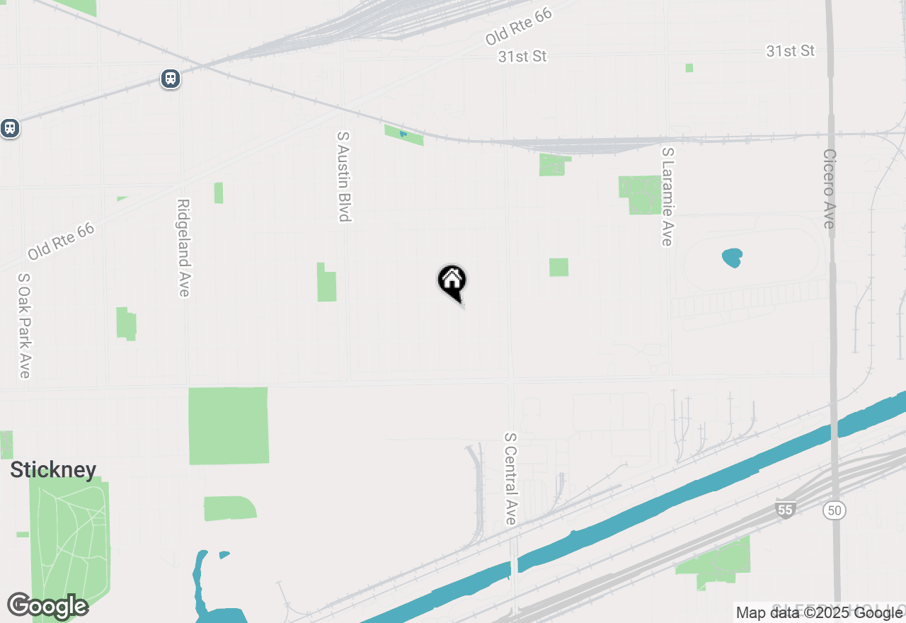 Map of 3713 S 57th Court, Cicero, IL 60804