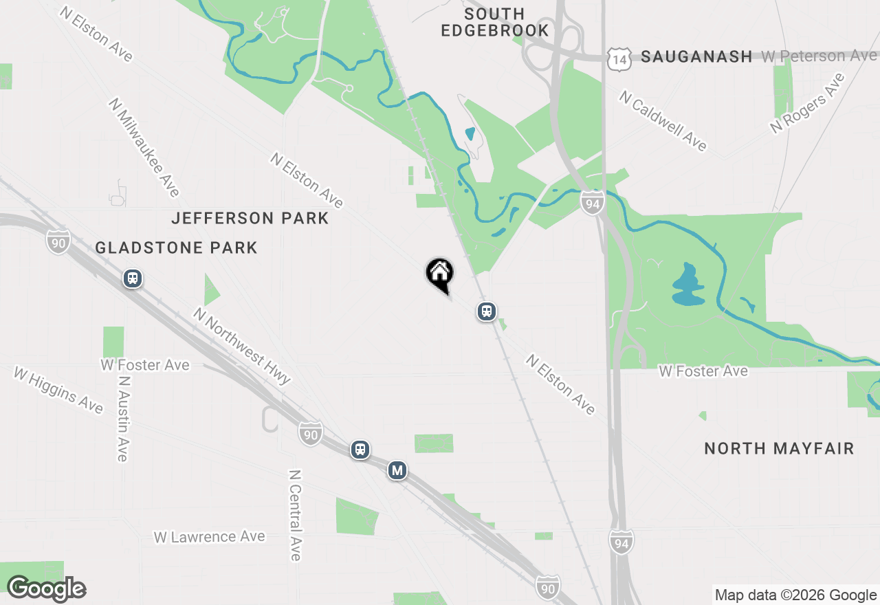 Map of 5363 N Latrobe Avenue, Chicago, IL 60630