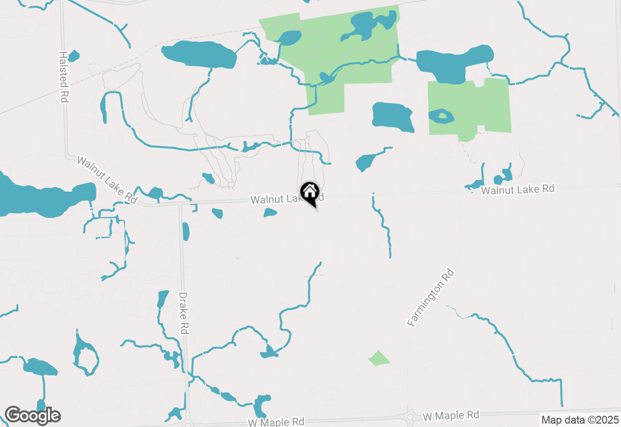 Map of 5426 N Piccadilly, West Bloomfield, MI 48322