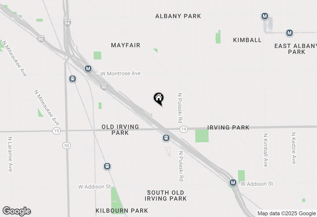 Map of 4126 N Kedvale Avenue #302, Chicago, IL 60641
