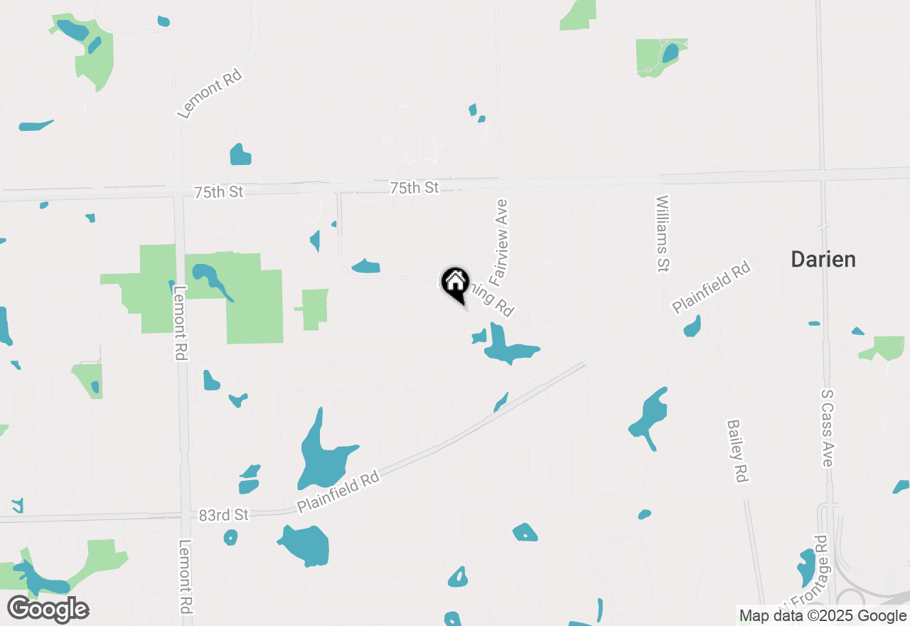 Map of 7800 Brunswick Road, Darien, IL 60561
