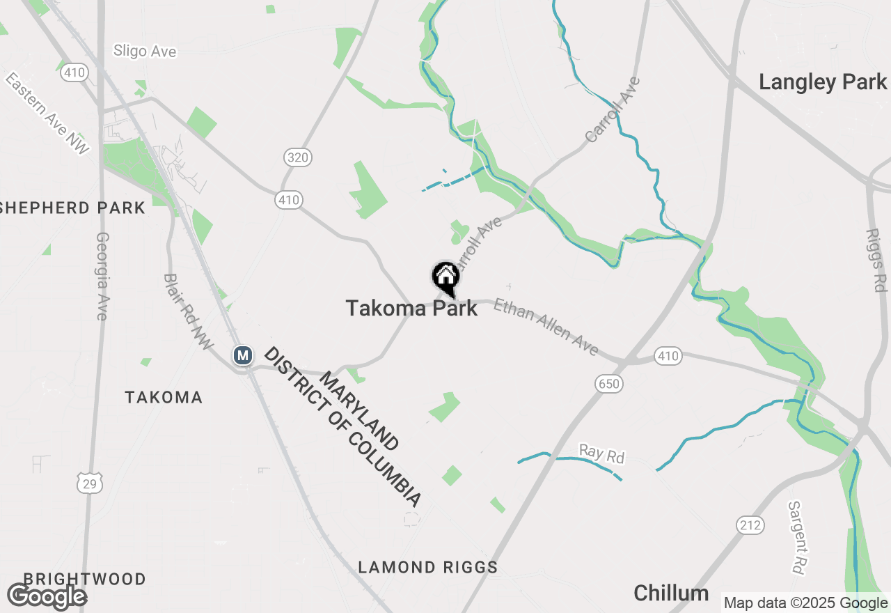 Map of 7133 Sycamore Avenue, Takoma Park, MD 20912