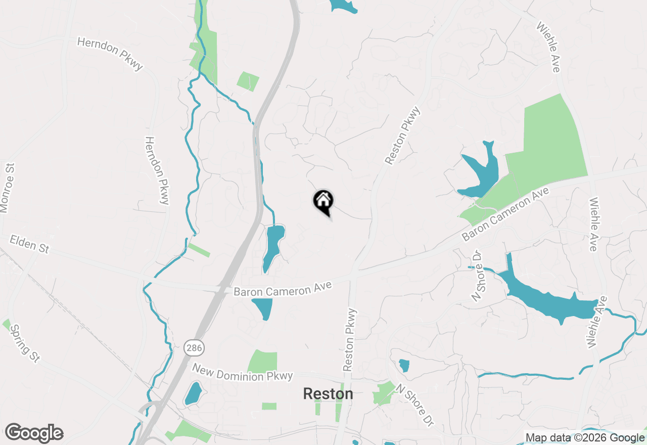 Map of 1640 Fieldthorn Drive, Reston, VA 20194