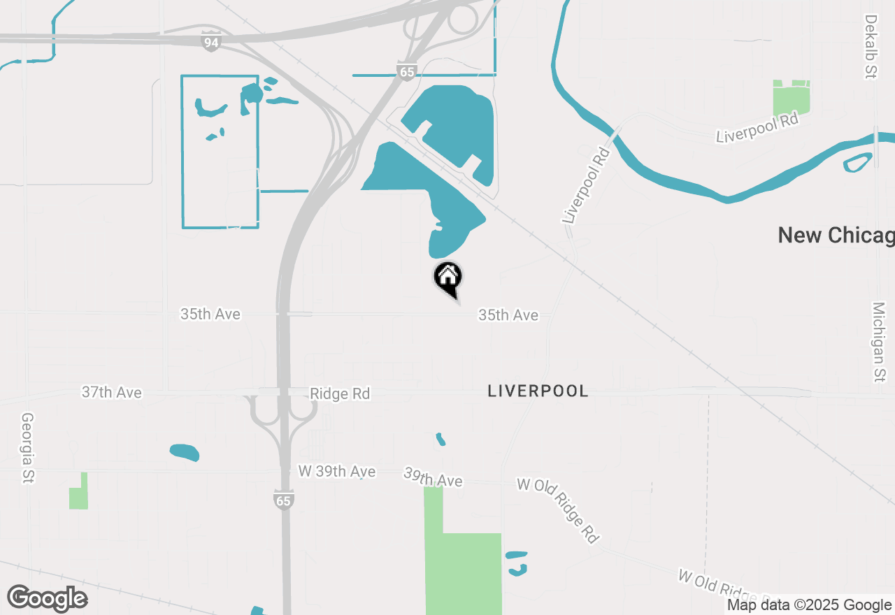 Map of 2906 E 35th Avenue, Lake Station, IN 46405