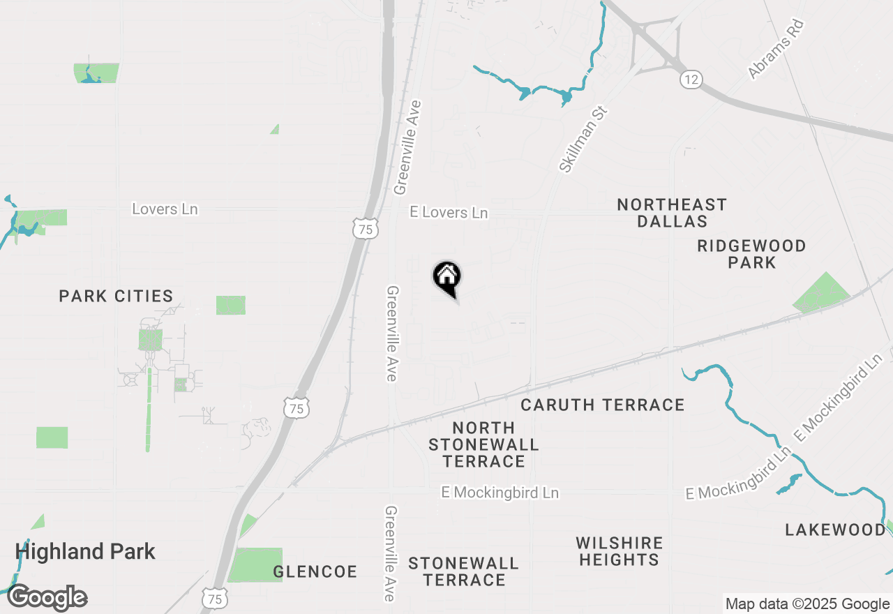 Map of 5835 E University Boulevard #D, Dallas, TX 75206