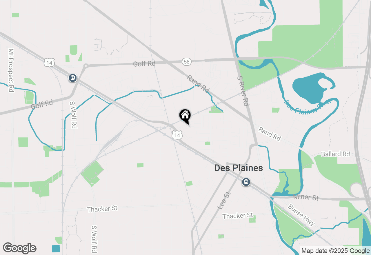 Map of 1177 Colfax Avenue, Des Plaines, IL 60016