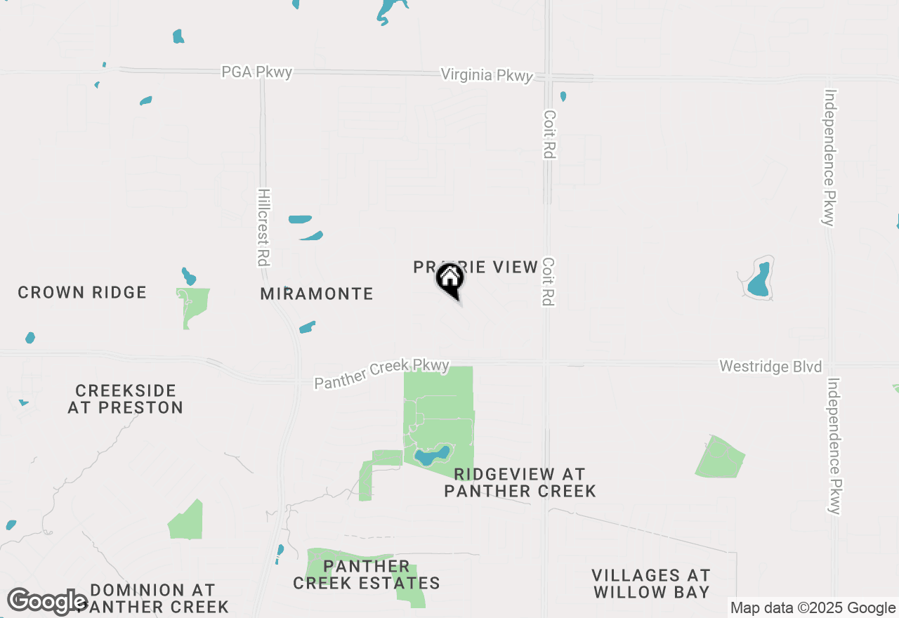 Map of 12034 Antler Drive, Frisco, TX 75035