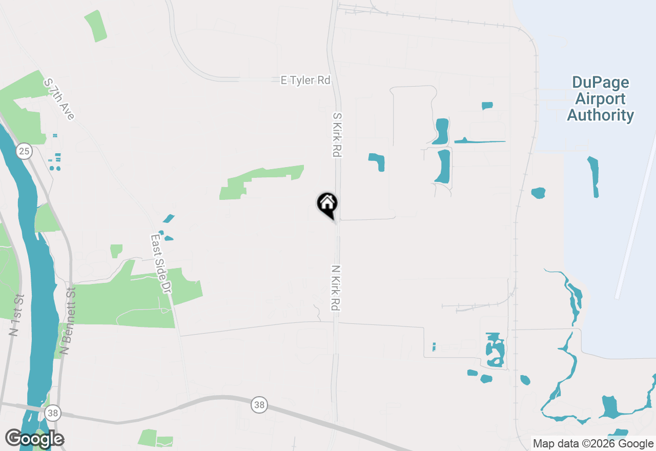 Map of 642 Nichole Lane, Geneva, IL 60134