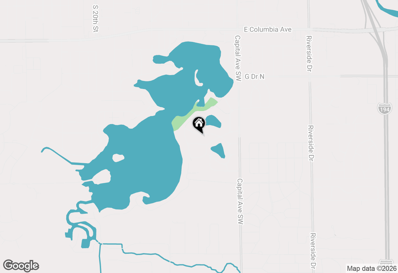 Map of 51 Lakeside Drive, Battle Creek, MI 49015