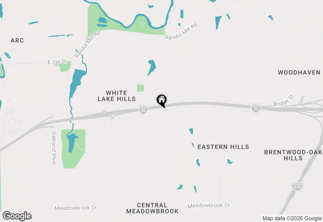 Map of 5151 Brentwood Stair Road, Fort Worth, TX 76112