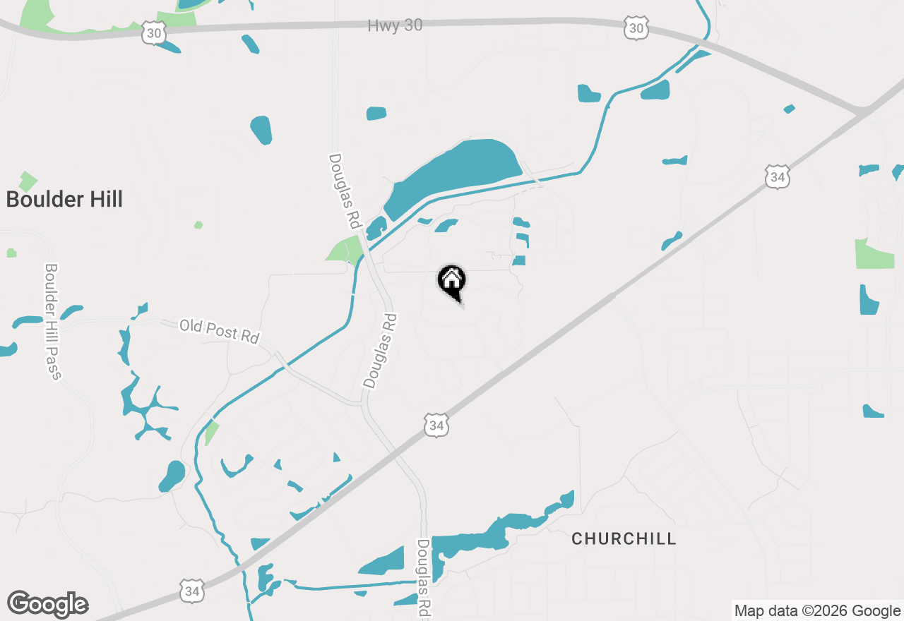 Map of 710 Cornell Drive, Oswego, IL 60543