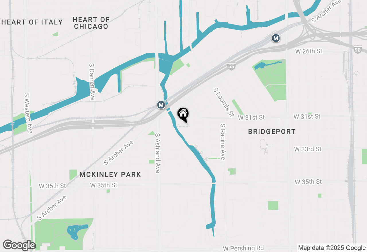 Map of 3124 S Benson Street #6, Chicago, IL 60608