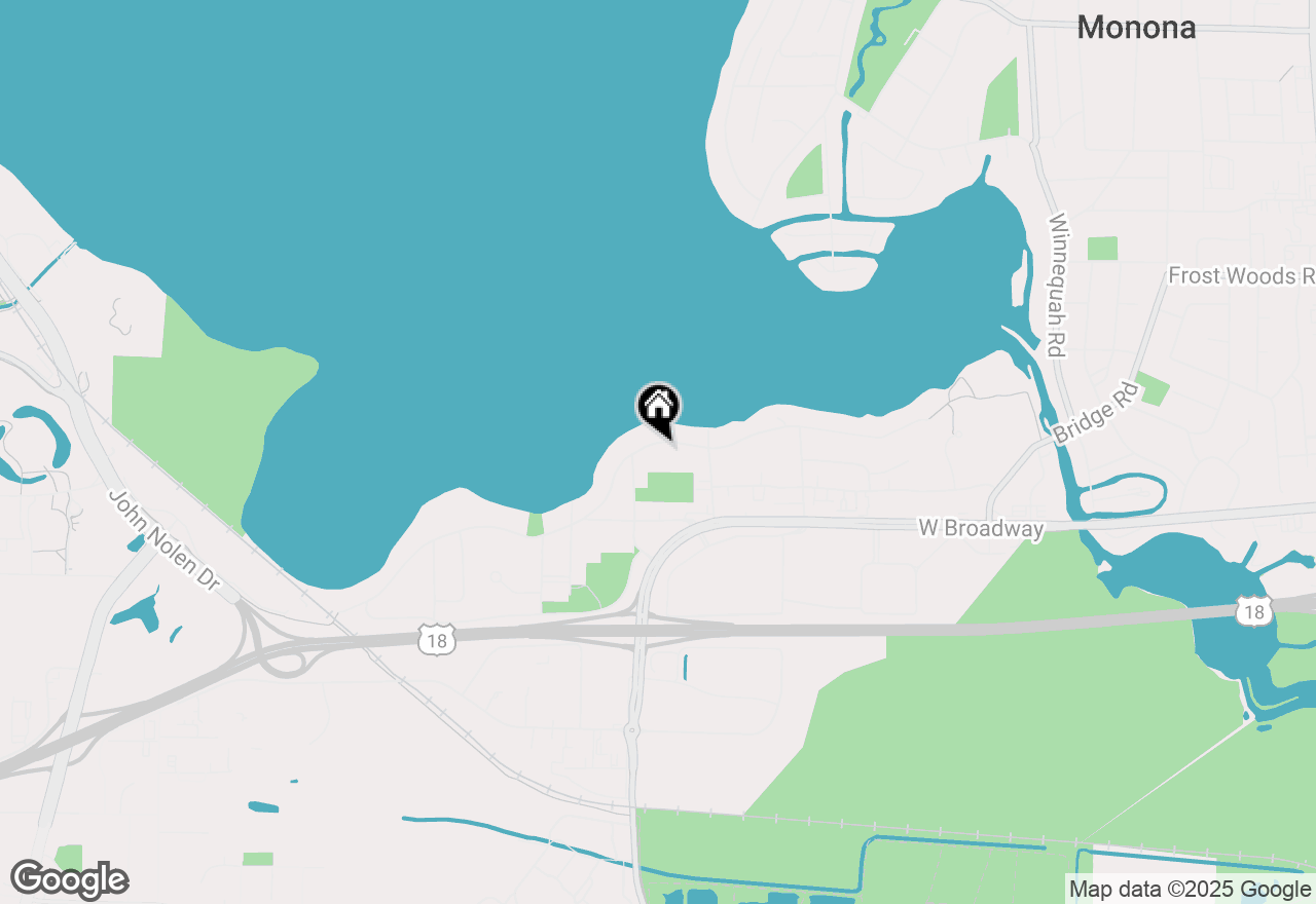 Map of 2501 Waunona Way, Madison, WI 53713