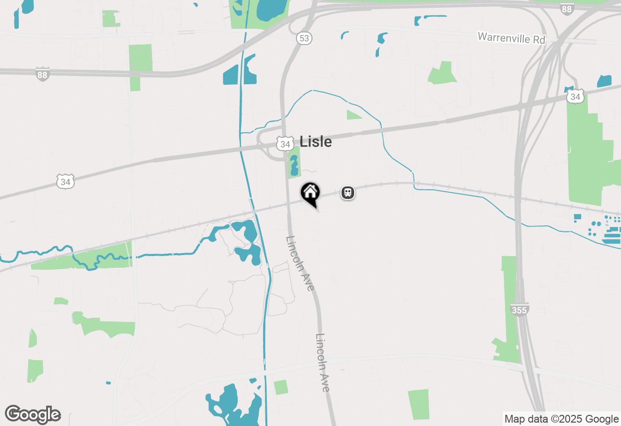Map of 1161 Lisle Place, Lisle, IL 60532
