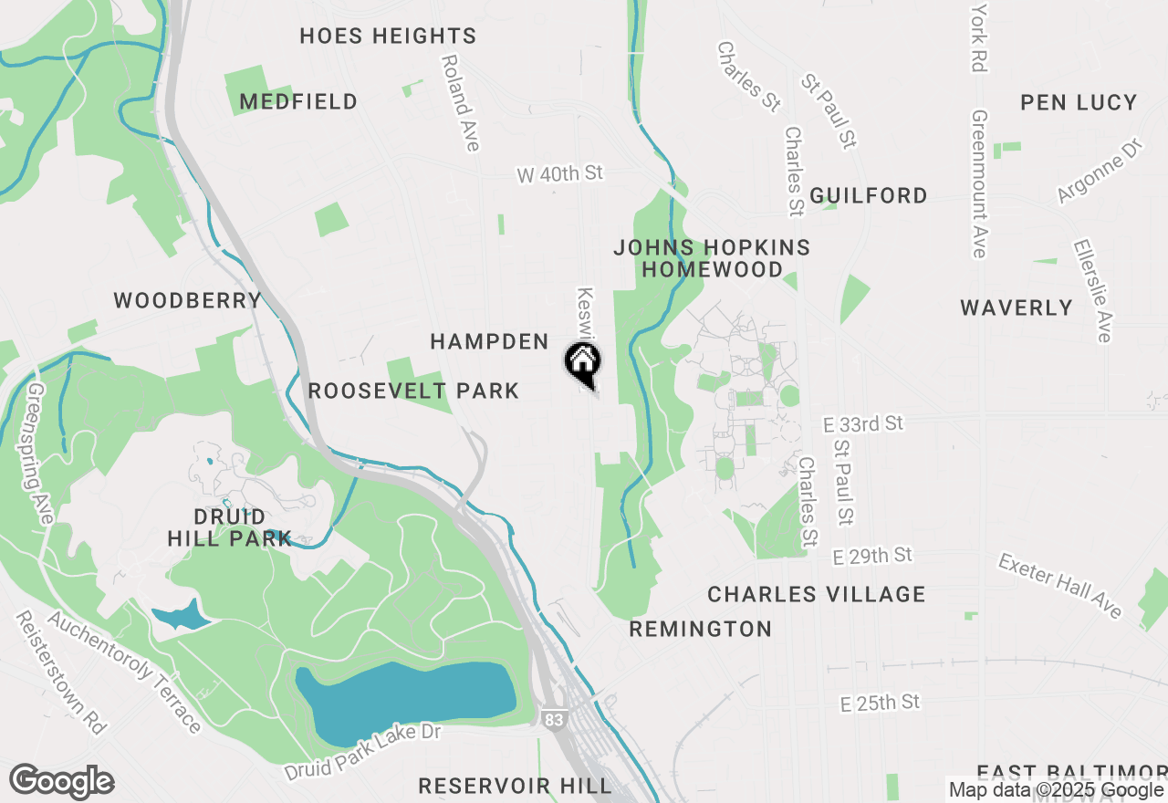 Map of 706 W 34th Street, Baltimore, MD 21211