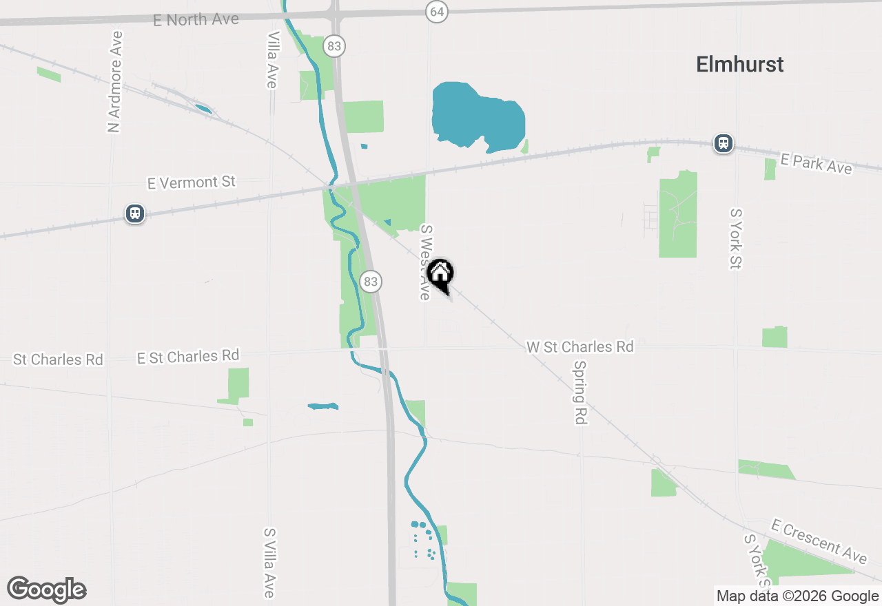 Map of 193 Fellows Court, Elmhurst, IL 60126